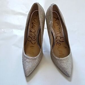 Sam Edelman Hazel Heels in Silver, Women's size 8M